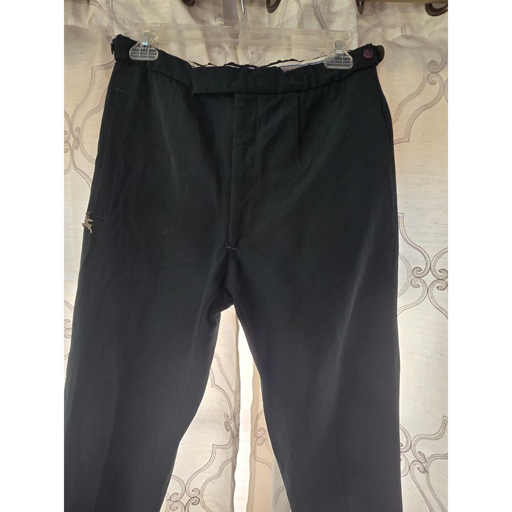 Vintage White Stag Dark Green Ski Pants Circa 1950's with Stirrups